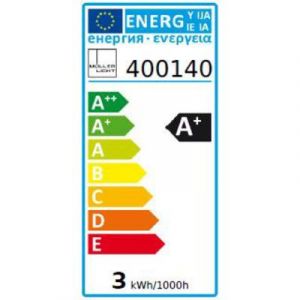 Müller Licht Ampoule LED E14 400140 en forme de bougie 3 W = 25 W blanc chaud (Ø x L) 38 mm x 108 mm EEC: A+ 2 pc(s)