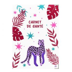 Color Pop Prot&egrave;ge carnet de sant&eacute; ENFANT &ndash; Fabrication Fran&ccedil;aise &ndash; PVC imprim&eacute; &ndash; Pour carnet de sant&eacute;, ordonnances - 22 x 16 cm