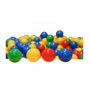 500 balles de jeu en mousse multicolore