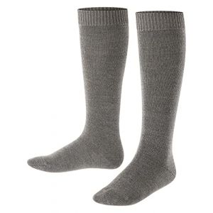 Falke Comfort Wool K KH Chaussettes, Gris (Dark Grey 3070), 23-26 Mixte Enfant