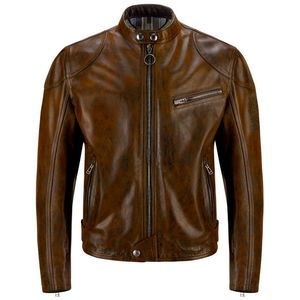 Image de Belstaff Blouson cuir SUPREME marron - 2XL