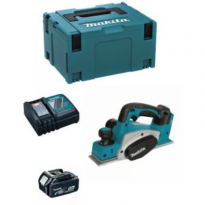 Makita Rabot DKP180RTJ1 (1 x 5,0 Ah DC18RC MAKPAC 3)