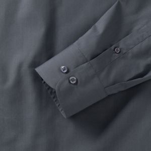 Russell Chemise à manches longues Collection pour homme (2XL) (Gris) - UTBC1018