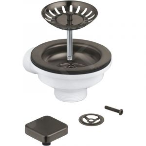 Grohe Universal Garniture de vidage avec commande excentr&eacute;e, pour 1 cuve, 40400AL0,