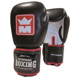 Montana Gants de sparring 14 oz 14 oz Noir