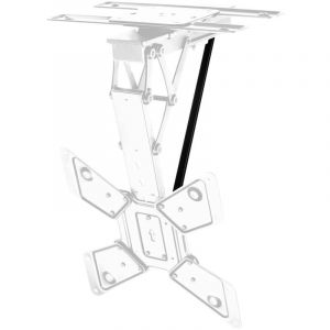 MyWALL My wall HL48MWL, Support de Plafond motorisé, Compatible avec Alexa et Google Home, Commande vocale, Support de Plafond TV, électrique, Pliable, pivotant, télécommande ou Application
