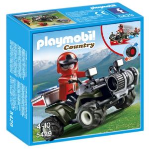 Image de Playmobil 5429 Country - Quad de secours en montagne