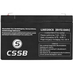 Batterie à gel CSSB 6V 12Ah vehicule voiture motor nouvelle techmologie AGM