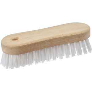 Image de Milbox Brosse à laver nylon monture bois - Longueur 180 mm