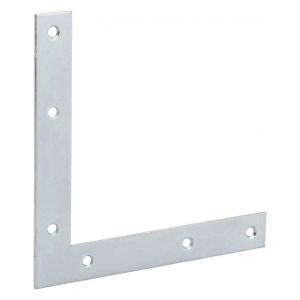 THIRARD Equerre de fenêtre pour porte, 140x140x20mm, bouts carrés, acier zingué