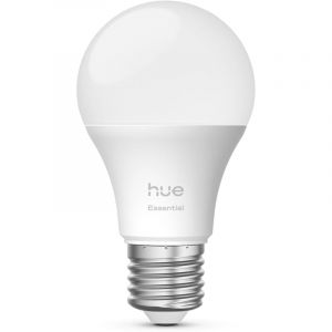 Philips Hue Essential A60 – Ampoule connectée E27 806 lm (Blanc & Couleurs)