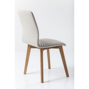 Kare Design Chaise Tissu &eacute;crue LARA