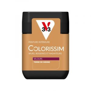 V33 Peinture multi-supports Colorissim Ombr&eacute; gris&eacute; Velours 0,5L