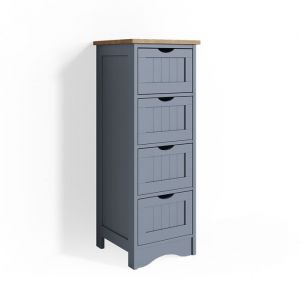 Vicco - Chiffonnier "Bianco" Gris/Chêne