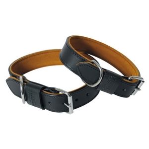 Image de Martin Sellier Collier black  tan largeur 14cm et longueur 35cm noir et naturel