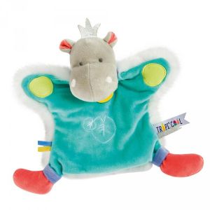 Image de Doudou et Compagnie Marionnette Hippopotame Tropi'cool