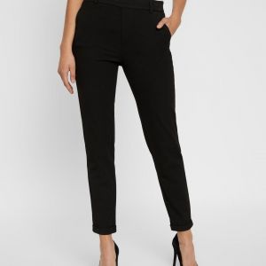 Vero Moda Vmmaya Mr Loose Solid Pant Petite Pantalons, Noir, XS/S Femme