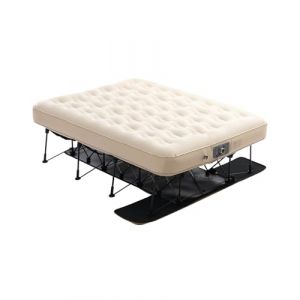 VEVOR Matelas Gonflable avec Cadre, 272 kg, Lit de Camping Gonflable 2 Personnes, Pompe Intégrée, Gonflage Rapide, Lit Pliable Portable pour Invités, Camping, Voyage, Utilisation Intérieure Extérieure