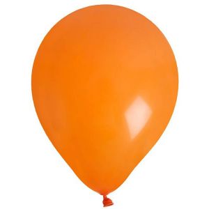 Ruedelafete Sachet de 8 ballons latex 23cm unis, Orange
