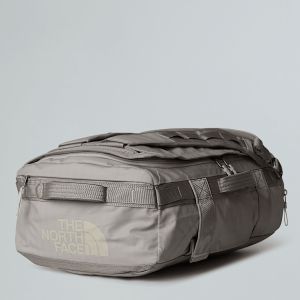 The North Face Sac Base Camp Voyager Duffel 32L gris clair logo jaune