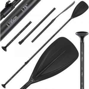 Kesser - Paddle - 3-pièces pour kayak sup Stand-Up Paddling Board Pagaie fixe Réglable télescopique 165cm-215cm Aluminum pour Stand Up Paddle Kayak