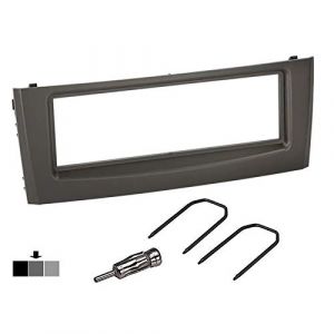 Image de Sound-way Kit Montage Autoradio, Cadre Façade 1 DIN, Adaptateur Antenne, Clés Demontage, Compatible avec Fiat Grande Punto