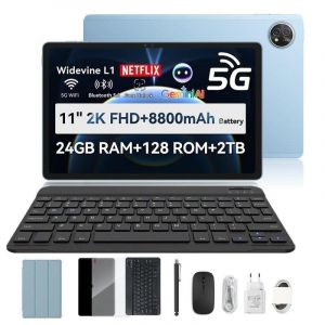 Blackview Tablet Zeno 10 11" 128GB 5G 8800mAh Android 15 Bleu