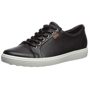 Ecco SOFT 7 LADIES, Derbies à lacets femmes - Noir - Noir, 37 EU (4 UK)