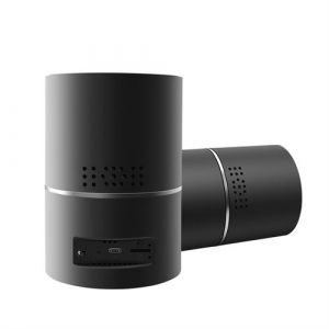 Haut parleur Bluetooth caméra espion WIFI 1080P rotative 330 degrés