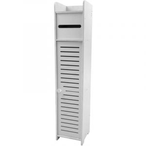 Meuble de rangement avec dérouleur de papier toilette