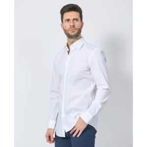 Boss Effect Chemise slim en popeline de coton stretch