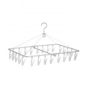 S&eacute;choir rectangulaire pliable en aluminium ‐ 26 pinces