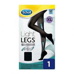 Image de Scholl Collants Femme Light Legs 60 Den XL, Noir - 1 pair