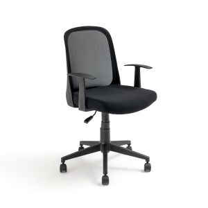 Chaise de bureau pivotante, Azzo Noir Taille Taille Unique
