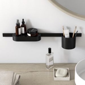 Hansgrohe Ensemble d accessoires pour la salle de bains noir mat Réf. 27968670