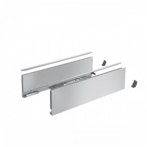 Hettich Kit tiroir profils paroi fine AvanTech YOU - hauteur 139 mm - argent - longueur 300 mm