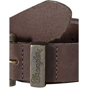 WRANGLER Ceintures Basic Metal Loop - Brown - 105 cm