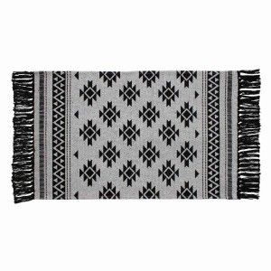 Image de Tapis coton (80 cm) Anoka Noir