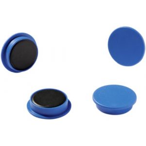 Durable Aimant 475406 (&Oslash;) 37 mm rond bleu 1 set 475406