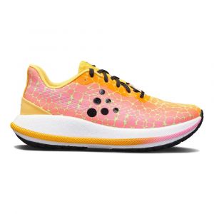 Craft Pacer Chaussure De Running Sans Stabilisateurs Hommes - Corail, Jaune, Pointure 45 3/4