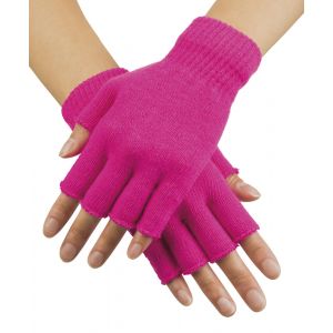 Image de Ruedelafete Boland gants sans doigts néon rose néon taille unique