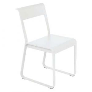 Fermob Chaise Bellevie / Métal - Piètement traîneau blanc en métal