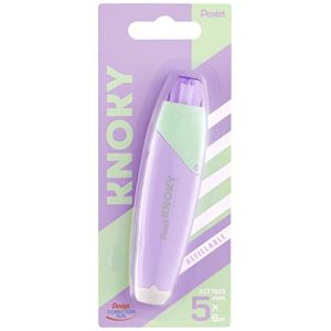 Image de Pentel Ruban correcteur rétractable KNOKY, violet - Lot de 8