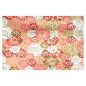 Papier Indien fait main 50 x 70 cm 120 g/m&sup2; Fleurs