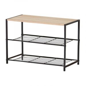 Jardibricodeco - Meuble Etagere Range Chaussures 2 Niveaux 63x30xh43 cm
