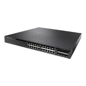 Cisco WS-C3650-24PS-E - Commutateur Catalyst 3650-24PS-E C3 g&eacute;r&eacute; 24 ports 10/100/1000 PoE+ et 4 ports SFP