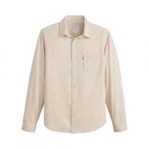 Levi's Sunset 1 Pocket Standard Chemise, Porridge, S Homme