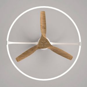 Mantra Ventilateur de Plafond Nepal 105cm Blanc Naturel -