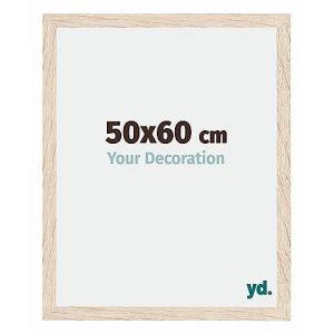 Your Decoration - 50x60 cm - Cadres Photo en mdf Avec Verre acrylique - Anti-Reflet - Excellente Qualit&eacute; - Ch&ecirc;ne - Cadre Decoration Murale - Catania.