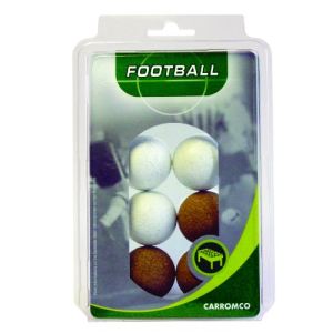 Carromco 6 balles de Baby Foot en liège